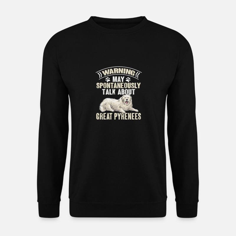 Großer Pyrenäenhund Pyrenäen - Unisex Pullover - Schwarz
