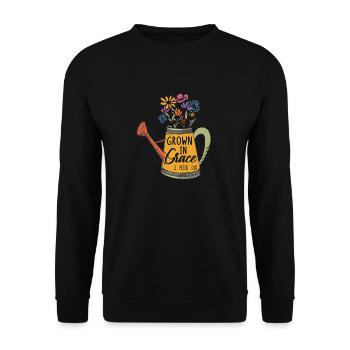 Church Religion Catholic Catholic Jesus Christ - Unisex Sweatshirt - black - Front - Alina (178cm) & Michal (187cm)