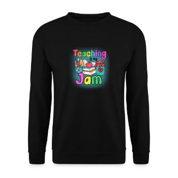 Teachers Teachers School Teachers Teaching Staff - Unisex Sweatshirt - black - Front - Alina (178cm) & Michal (187cm)