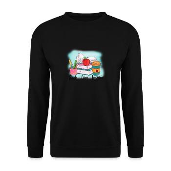 Teachers Teachers School Teachers Teaching Staff - Unisex Sweatshirt - black - Front - Alina (178cm) & Michal (187cm)