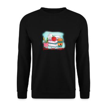 Teachers Teachers School Teachers Teaching Staff - Unisex Sweatshirt - black - Front - Alina (178cm) & Michal (187cm)