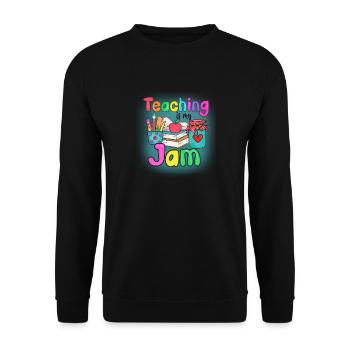 Teachers Teachers School Teachers Teaching Staff - Unisex Sweatshirt - black - Front - Alina (178cm) & Michal (187cm)