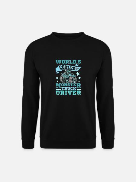 World's coolest Monster truck driver - Unisex Pullover - Schwarz