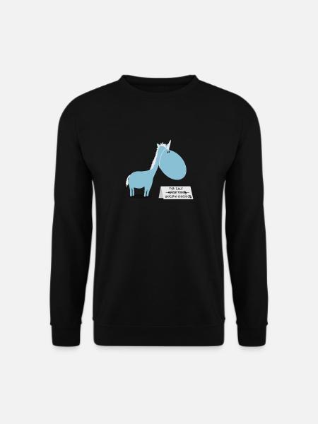 Pferd zu verkaufen - Unisex Pullover - Schwarz