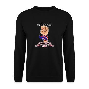Deutsch Girl Unbreakable I Heritage United - Sweat-shirt Unisexe - noir - Devant - Alina (178cm) & Michal (187cm)