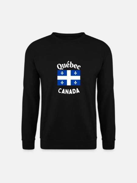 Quebec Canada - Unisex Pullover - Schwarz