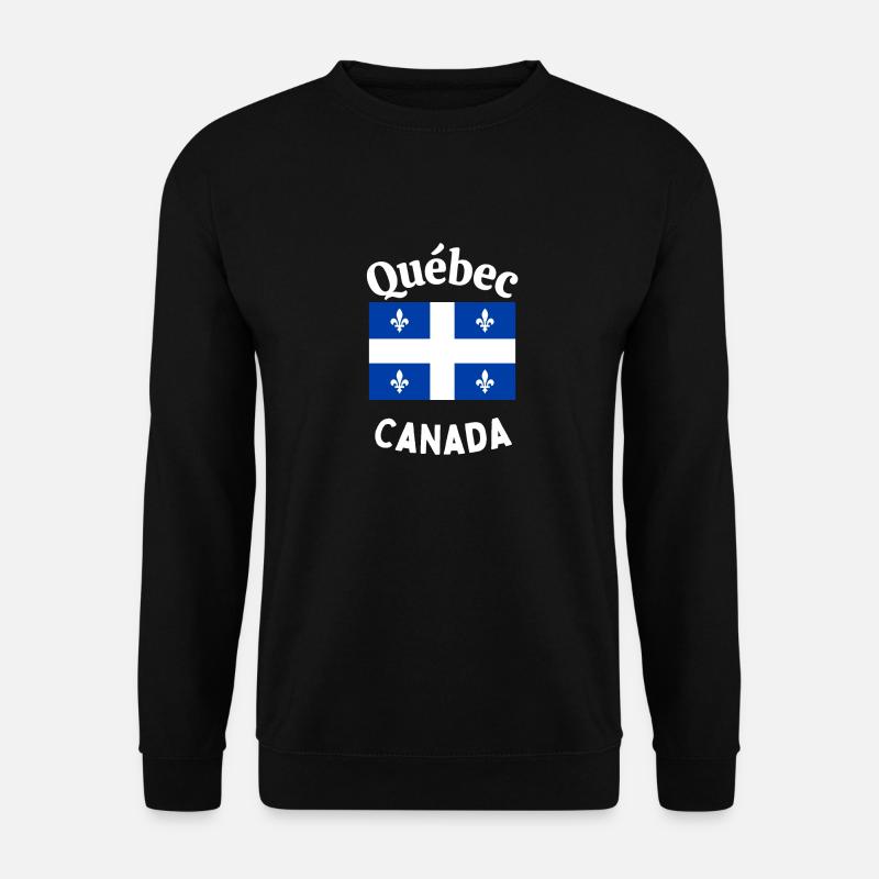 Quebec Canada - Unisex Pullover - Schwarz