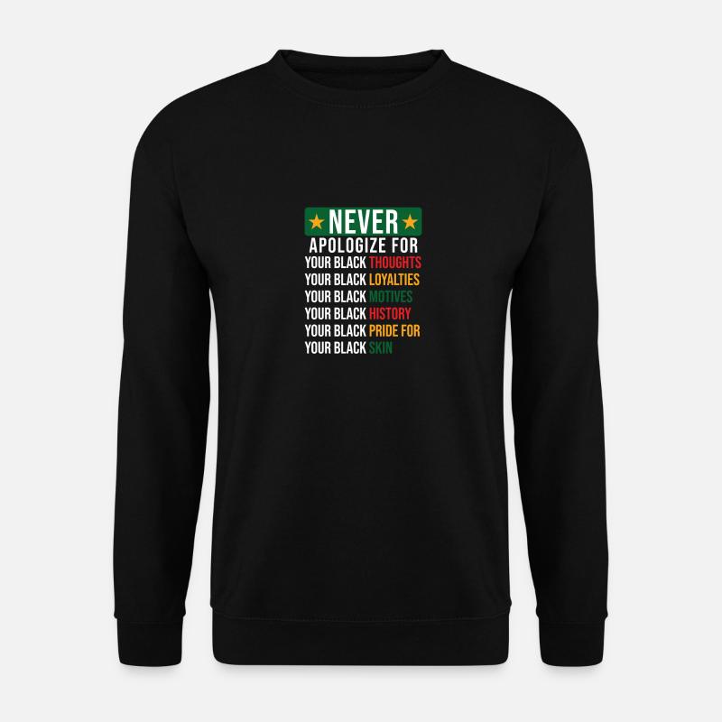Black History - Unisex Pullover - Schwarz