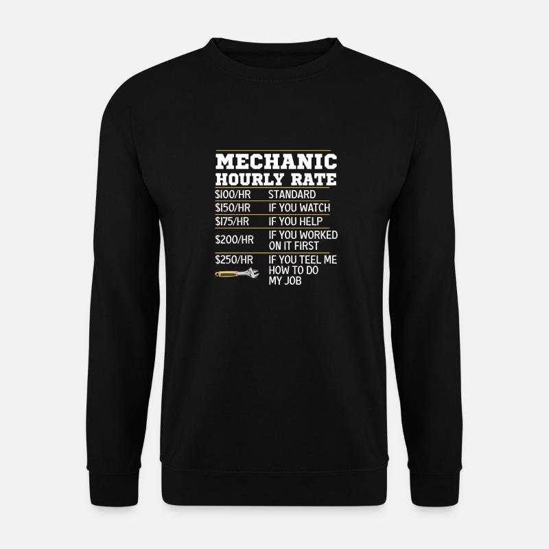 Mechanical Ignition - Work Engineer - Unisex Sweatshirt - black