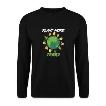Earth Day Earthday Environmental Protection Environment Nature - Unisex Sweatshirt - black - Front - Alina (178cm) & Michal (187cm)