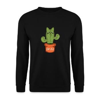 Cat-Ur - Unisex Pullover - Schwarz - Vorne - Alina (178cm) & Michal (187cm)