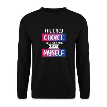 LGBTQ Nonbinary Coloré Rainbow Flag LGBTQ + Pride - Sweat-shirt Unisexe - noir - Devant - Alina (178cm) & Michal (187cm)