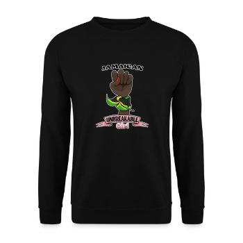 Fille jamaïcaine incassable I Héritage jamaïcain I - Sweat-shirt Unisexe - noir - Devant - Alina (178cm) & Michal (187cm)