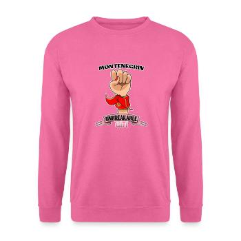 Montenegrin Girl Unbreakable I Heritage - Unisex Pullover - Pink - Vorne