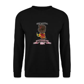 Sri Lanka Girl Unbreakable Sri Lanka Heritage Sri - Unisex Sweatshirt - black - Front - Alina (178cm) & Michal (187cm)