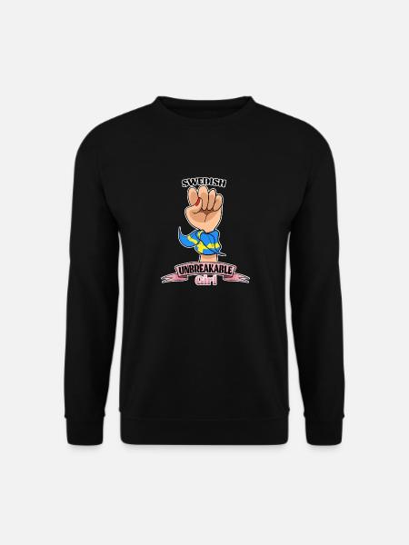 Swedish Girl Unbreakable I Swedish Heritage I - Unisex Pullover - Schwarz