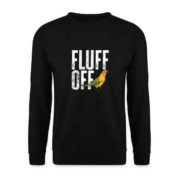 Molinasittich Perroquet Oiseau Perruche du Soleil - Sweat-shirt Unisexe - noir - Devant - Alina (178cm) & Michal (187cm)