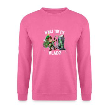 Drôle Elfe Pompant l’essence Noël Drôle - Sweat-shirt Unisexe - rose - Devant
