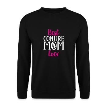 Molinasittich Perroquet Oiseau Perruche du Soleil - Sweat-shirt Unisexe - noir - Devant - Alina (178cm) & Michal (187cm)