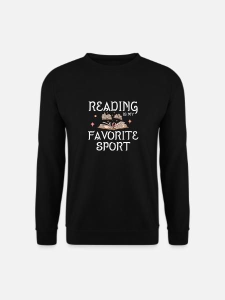 Lesen Ist Mein Lieblings -Sportbuchliebhaber - Unisex Pullover - Schwarz