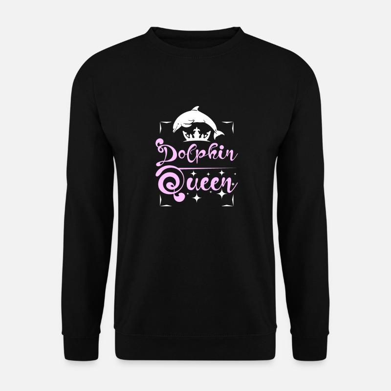 Dolphin queen - Unisex Sweatshirt - black