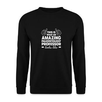 Professeur de paléontologie incroyable - Sweat-shirt Unisexe - noir - Devant - Alina (178cm) & Michal (187cm)