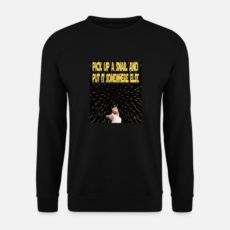 Space Snail Space Snail Lifting - Unisex Sweatshirt - black