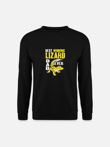 Leopard Gecko Lizard Reptiles Herpetologist - Unisex Sweatshirt - black