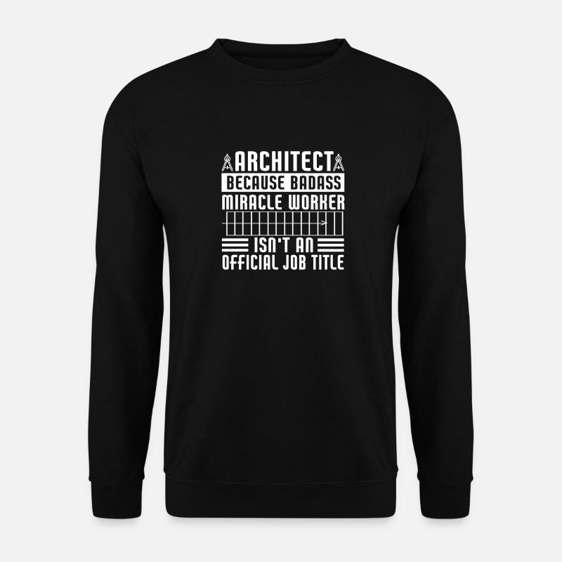 Architecte Art Architecture Designer - Sweat-shirt Unisexe - noir
