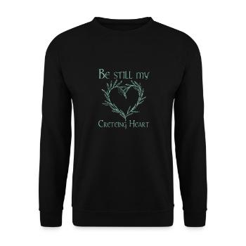 Antike Griechische Mythologie und Griechisches - Unisex Pullover - Schwarz - Vorne - Alina (178cm) & Michal (187cm)