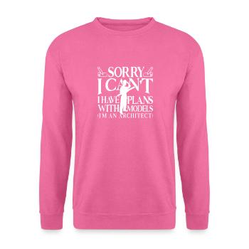 Architecte Art Architecture Designer - Sweat-shirt Unisexe - rose - Devant