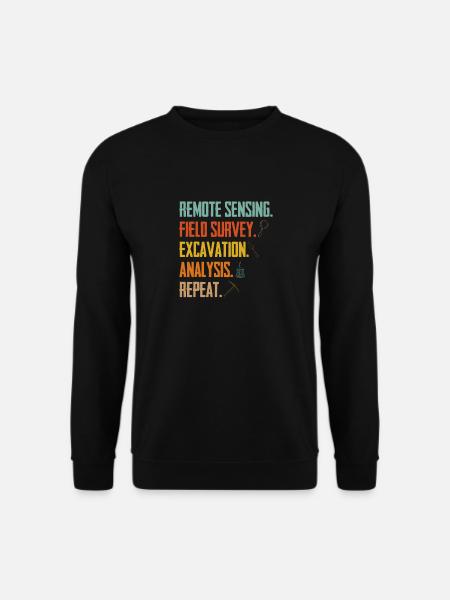 Archäologie Geschenk Archäologe - Unisex Pullover - Schwarz