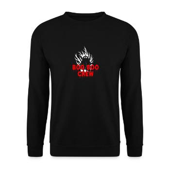 Halloween Nurse Nurse - Unisex Sweatshirt - black - Front - Alina (178cm) & Michal (187cm)