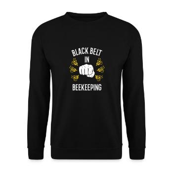 Citation ironique sur l'apiculture Beehive Nature - Sweat-shirt Unisexe - noir - Devant - Alina (178cm) & Michal (187cm)