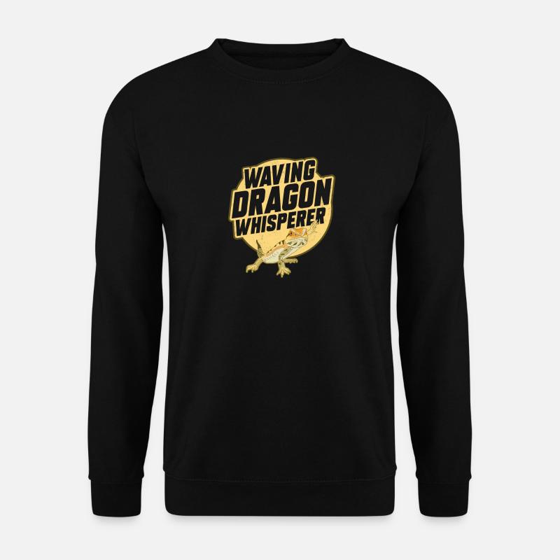 Bearded Dragon Lizard Reptile Herpetologist - Unisex Sweatshirt - black