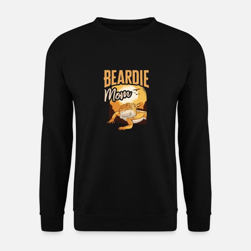 Bearded Dragon Lizard Reptile Herpetologist - Unisex Sweatshirt - black