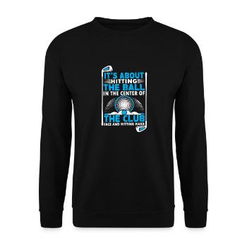 Hitting Hard - Unisex Pullover - Schwarz - Vorne - Alina (178cm) & Michal (187cm)