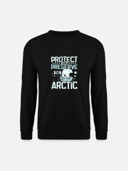 Protéger et préserver l’Arctique - Sweat-shirt Unisexe - noir