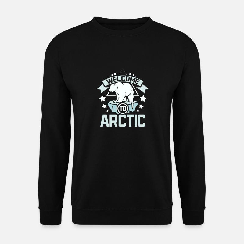 Velkommen til Arktis - Unisex sweater - sort