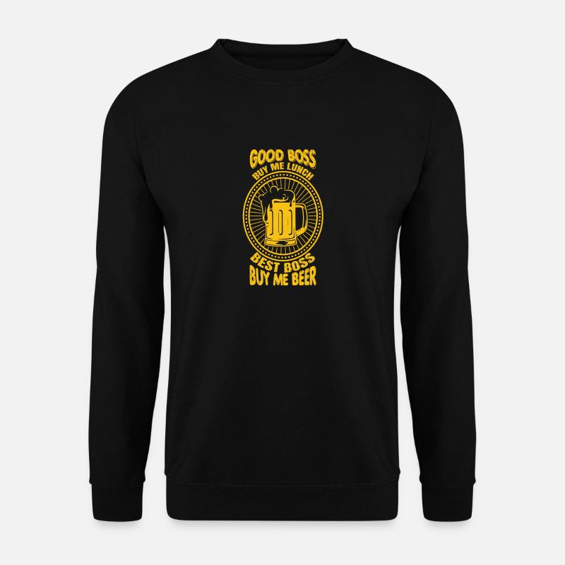 Best Boss Kaufen Mir Bier - Unisex Pullover - Schwarz
