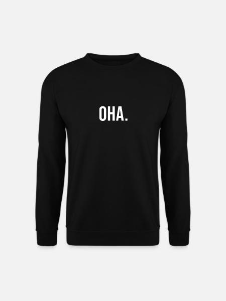 Oha - Unisex Pullover - Schwarz