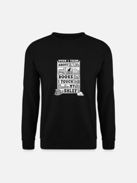 Cat Book Lovers Read Books - Unisex Sweatshirt - black