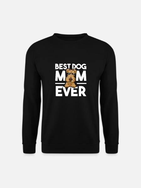 Airedale Terrier Dog - Unisex Sweatshirt - black