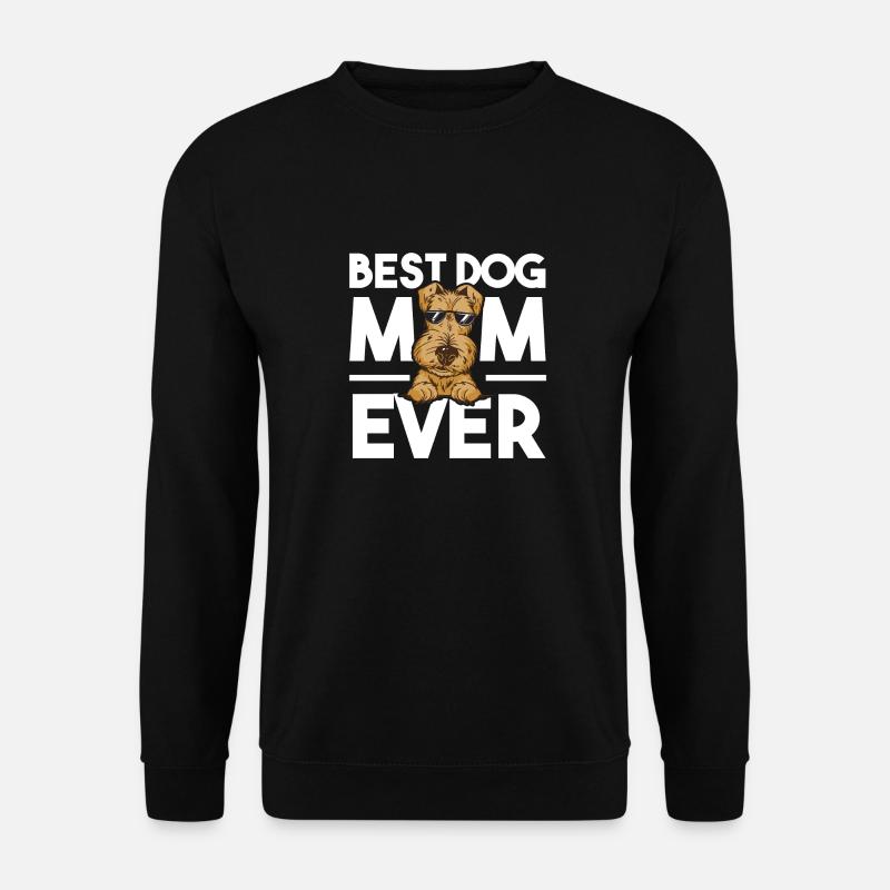 Airedale Terrier Dog - Unisex Sweatshirt - black