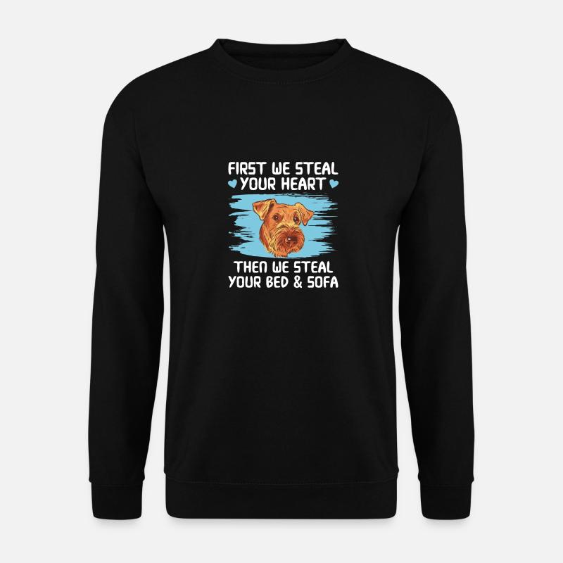Airedale Terrier Chien - Sweat-shirt Unisexe - noir