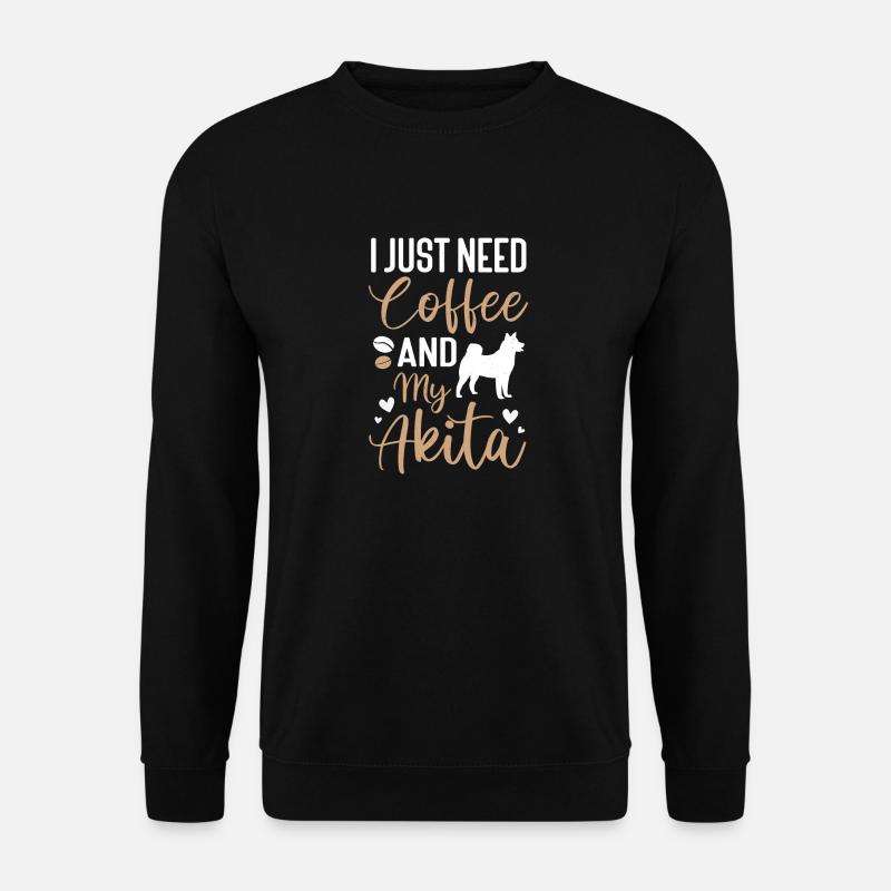 Amerikanischer Akita Inu - Unisex Pullover - Schwarz