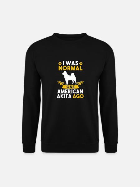 Amerikanischer Akita Inu - Unisex Pullover - Schwarz