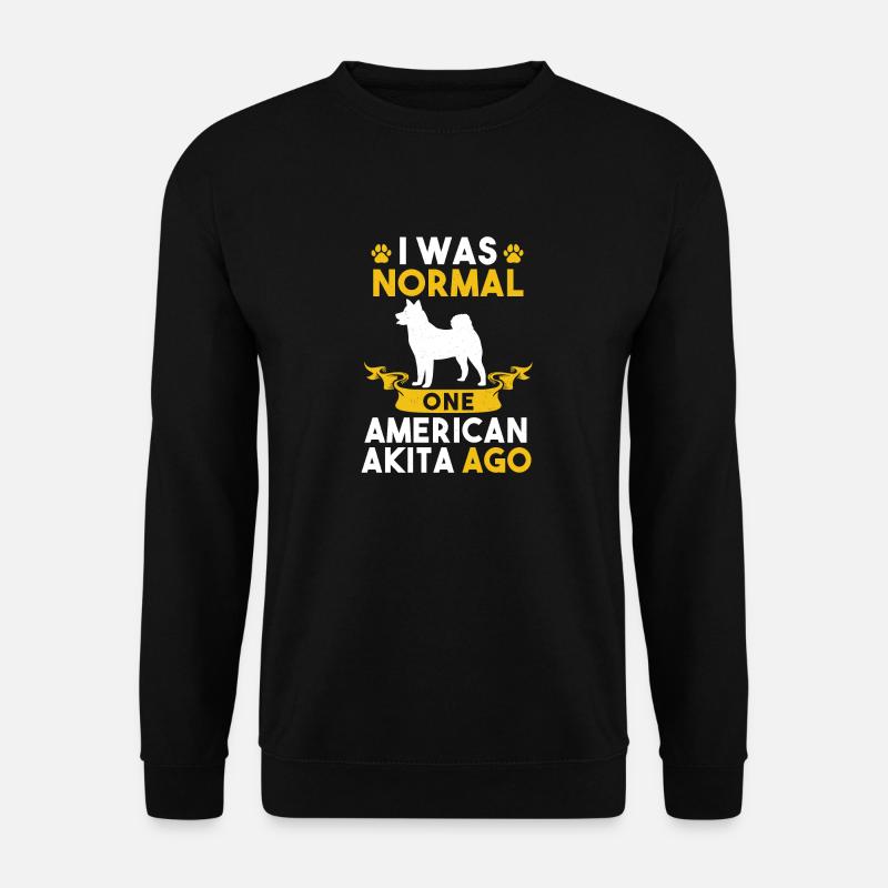 Amerikanischer Akita Inu - Unisex Pullover - Schwarz
