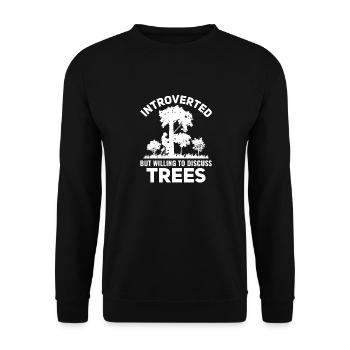 Grimpeur Arboriculteur Bûcheron Arboriculteur - Sweat-shirt Unisexe - noir - Devant - Alina (178cm) & Michal (187cm)