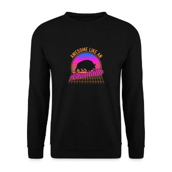 Cadeau de tatou Dicton drôle - Sweat-shirt Unisexe - noir - Devant - Alina (178cm) & Michal (187cm)